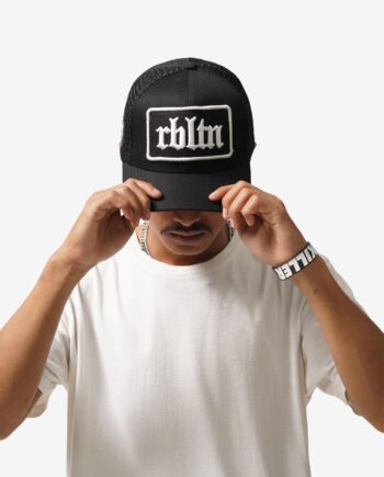 TOPI JARING JARING TRUCKER HAT CASUAL CLASSIC PRIA HITAM REBELTON | RBLTN TRUCKER BLACK BLACK