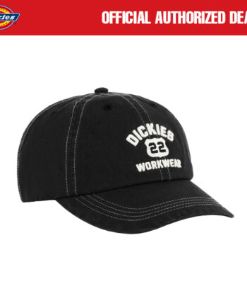 TOPI POLO CAPS HAT CASUAL PRIA WANITA SIMPLE HITAM ORIGINAL DICKIES | GRIMSLEY BLACK