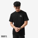 KAOS PRIA KATUN COMBED 30s CASUAL SIMPLE LENGAN PENDEK HITAM FRIDAY KILLER | MMXI BLK