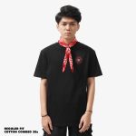 KAOS PRIA KATUN COMBED 30s CASUAL SIMPLE LENGAN PENDEK HITAM FRIDAY KILLER | OG PAISLEY#2 BLK