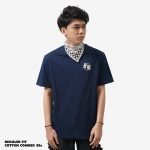 KAOS PRIA KATUN COMBED 30s CASUAL SIMPLE LENGAN PENDEK HITAM FRIDAY KILLER | PAISLEY NAVY