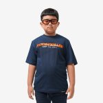 KAOS BAJU KATUN ANAK ANAK PRIA WANITA CASUAL LENGAN PENDEK NAVY FRIDAY KILLER | THE FLAME NAVY KIDS