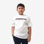 KAOS BAJU KATUN ANAK ANAK PRIA WANITA CASUAL LENGAN PENDEK PUTIH FRIDAY KILLER | THE FLAME WHT KIDS