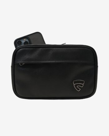 POUCH SLING BAG SERBAGUNA SEMI LEATHER CASUAL SIMPLE HITAM FRIDAY KILLER | IRON BLK POUCH
