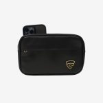 POUCH SLING BAG SERBAGUNA SEMI LEATHER CASUAL SIMPLE HITAM FRIDAY KILLER | IRON GOLD POUCH