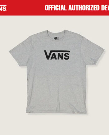 KAOS PRIA KATUN COMBED LENGAN PENDEK ABU ABU ORIGINAL VNS OTW | CLASSIC DROP V HGREY