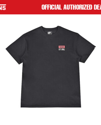 KAOS PRIA KATUN COMBED LENGAN PENDEK HITAM ORIGINAL VNS OTW | BOX LOGO TEE BLACK