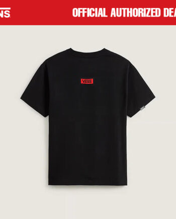 KAOS PRIA KATUN COMBED LENGAN PENDEK HITAM ORIGINAL VNS OTW | BOX LOGO TEE BLACK