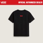 KAOS PRIA KATUN COMBED LENGAN PENDEK HITAM ORIGINAL VNS OTW | BOX LOGO TEE BLACK