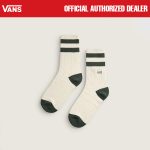 KAOS KAKI SOCKS CLASSIC CASUAL PRIA WANITA PUTIH ORIGINAL VNS OTW | VNS STRIPE CREW DRIED