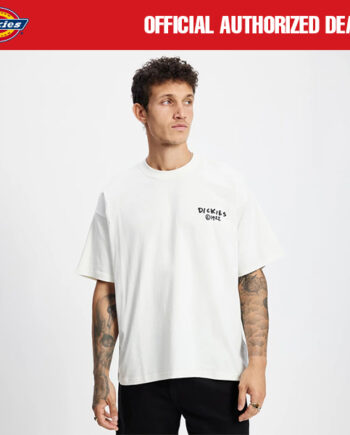 KAOS KATUN PRIA CASUAL SIMPLE LENGAN PENDEK PUTIH ORIGINAL DICKIES | SLAYDEN GD EGRET
