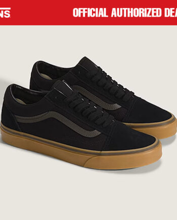 SEPATU SNEAKERS CLASSIC CASUAL PRIA WANITA HITAM ORIGINAL VNS OTW | OLD SKOOL WEIRD GUMS BLACK
