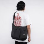 SLING BAG TAS SELEMPANG CASUAL SIMPLE POLOS HITAM ORIGINAL MATERNAL | ZALEM
