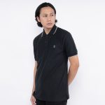 kAOS KERAH PRIA POLO SHIRT CASUAL SIMPLE LENGAN PENDEK HITAM ORIGINAL MATERNAL DISASTER | GLOOMA