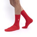 KAUS KAKI SOCKS PANJANG SIMPLE CASUAL PRIA WANITA MERAH ORIGINAL MATERNAL DISASTER | SEINE