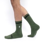 KAUS KAKI SOCKS PANJANG SIMPLE CASUAL PRIA WANITA HIJAU ORIGINAL MATERNAL DISASTER | GRASITE