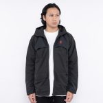 JAKET PARASUT COACH HOODIE CASUAL SIMPLE PRIA WANITA HITAM ORIGINAL MATERNAL DISASTER | EVURE