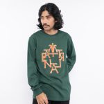 KAOS KATUN COMBED 16's CASUAL PRIA WANITA LENGAN PANJANG HIJAU ORIGINAL MATERNAL DISASTER | THYPOA