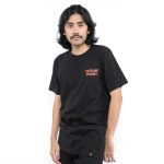 KAOS KATUN COMBED 20's PRIA CASUAL SIMPLE LENGAN PENDEK HITAM ORIGINAL MATERNAL DISASTER | SERRATE