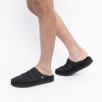 SANDAL MULE PUFFY SPONGE LEMBUT CASUAL SIMPLE POLOS HITAM ORIGINAL MATERNAL DISASTER | ALCOTT