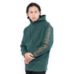 JAKET HOODIE PULLOVER KATUN FLEECE 280g CASUAL PRIA WANITA HIJAU ORIGINAL MATERNAL DISASTER | STANDE
