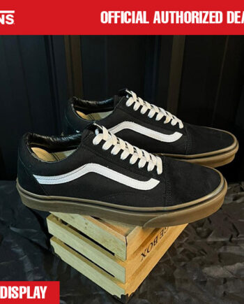 SEPATU SNEAKERS (EX DISPLAY) CASUAL SIMPLE PRIA WANITA HITAM ORIGINAL | X OLD SKOOL BLK MEDIUM GUM