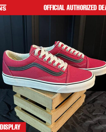 SEPATU SNEAKERS (EX DISPLAY) CASUAL PRIA WANITA MERAH ORIGINAL VNS OTW | XOLDSKOOL EARTH CHILI