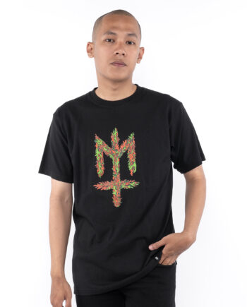 KAOS KATUN COMBED 20's PRIA CASUAL SIMPLE LENGAN PENDEK HITAM ORIGINAL MATERNAL DISASTER | JUNGLA