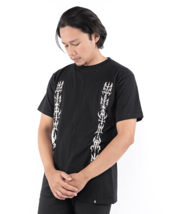 KAOS KATUN COMBED 20's PRIA CASUAL SIMPLE LENGAN PENDEK HITAM ORIGINAL MATERNAL DISASTER | MATTERNO