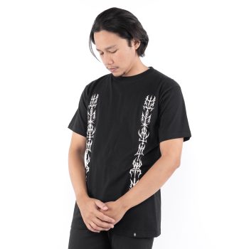 KAOS KATUN COMBED 20's PRIA CASUAL SIMPLE LENGAN PENDEK HITAM ORIGINAL MATERNAL DISASTER | MATTERNO