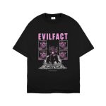 KAOS KATUN COMBED 16s OVERSIZE CASUAL PRIA WANITA HITAM ORIGINAL EVIL ARMY | LORIELLE C26 BLK