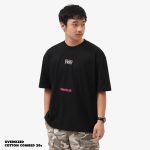 KAOS KATUN SUPER SOFT 20s OVERSIZE PRIA CASUAL LENGAN PENDEK HITAM FRIDAY KILLER | OS DEATH CONE