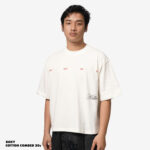 KAOS BOXY CUT KATUN COMBED 20s CASUAL LENGAN PENDEK PRIA PUTIH FRIDAY KILLER | AGNC #2 BOXY OFF WHT