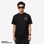 KAOS KATUN COMBED 30s CASUAL SIMPLE PRIA WANITA LENGAN PENDEK HITAM FRIDAY KILLER | DOMINANT BLK