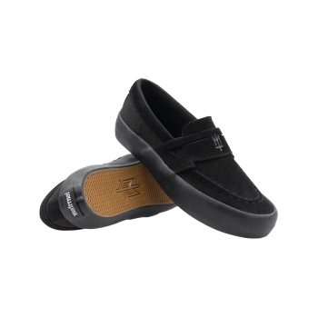 SEPATU SLIP ON SUEDE LOKAL BRAND CASUAL SIMPLE PRIA HITAM ORIGINAL MATERNAL DISASTER | SLUGS AB