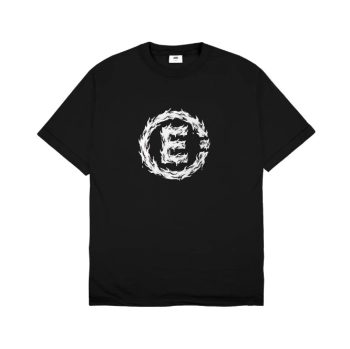 KAOS KATUN COMBED 24s CASUAL SIMPLE PRIA WANITA HITAM ORIGINAL EVIL ARMY | NIGHT FALL C26 BLK