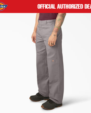 CELANA PANJANG CLASSIC WORK PANTS CASUAL SIMPLE PRIA SILVER ORIGINAL DICKIES | DOUBLE KNEE SILVER