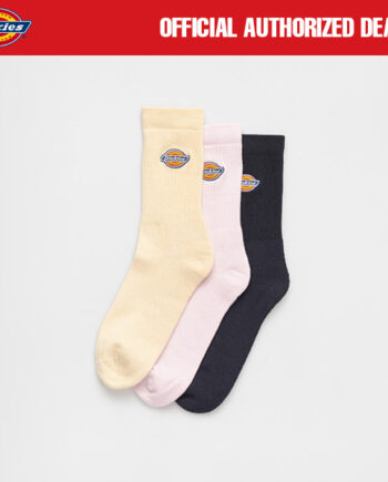 KAOS KAKI SOCKS DRY 3 PASANG CASUAL PRIA WANITA MIX HITAM ORIGINAL DICKIES | GENOLA WOOD ASH (L)