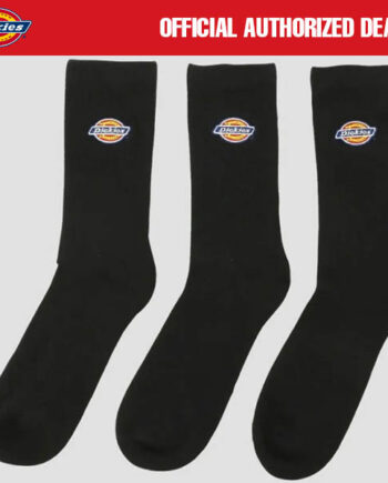KAOS KAKI SOCKS DRY 3 PASANG CASUAL PRIA WANITA HITAM ORIGINAL DICKIES | GENOLA SOCK BLACK