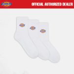 KAOS KAKI SOCKS DRY 3 PASANG CASUAL PRIA WANITA PUTIH ORIGINAL DICKIES | VALLEY GROVE MID WHITE