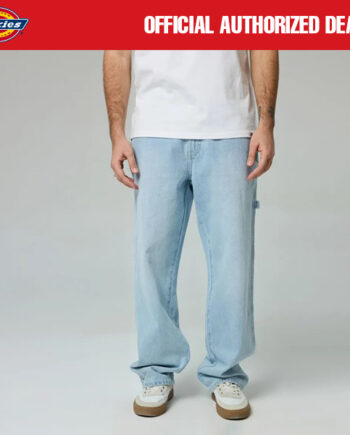 CELANA PANJANG DENIM PANTS JEANS PRIA WANITA BIRU ORIGINAL DICKIES | DENIM LOOSE FIT AGED BLUE