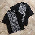 KEMEJA KOKO BAJU MUSLIM CASUAL SIMPLE PRIA LENGAN PENDEK HITAM ORIGINAL DREAMBIRDS | BLACK OWL SS