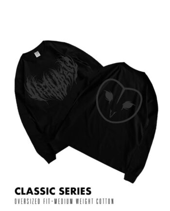 KAOS KATUN COMBED 24s CASUAL SIMPLE PRIA WANITA LENGAN PANJANG HITAM ORIGINAL DREAMBIRDS | WARHEAD