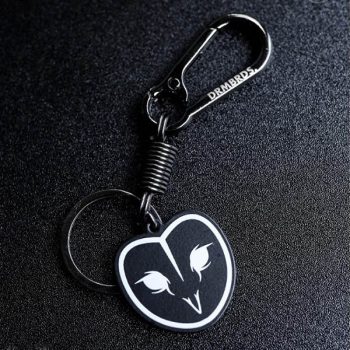 GANTUNGAN KUNCI KEYCHAIN BESI LOGO AKSESORIES HITAM ORIGINAL DREAMBIRDS | CARABINER