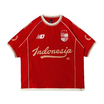 KAOS KATUN COMBED 24s CASUAL PRIA WANITA LENGAN PENDEK MERAH ORIGINAL MEMPHIS ORIGINS | RED TRIBUN