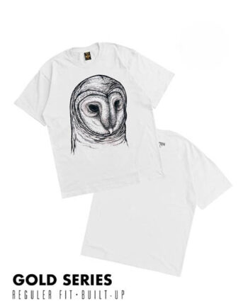 KAOS KATUN COMBED 16s CASUAL LENGAN PENDEK PRIA WANITA PUTIH ORIGINAL DREAMBIRDS | FORGOTTEN