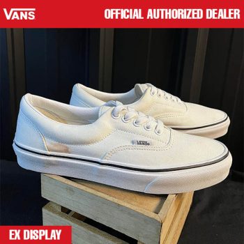 SEPATU SNEAKERS (EX DISPLAY) CASUAL POLOS PRIA WANITA PUTIH ORIGINAL | X ERA TRUE WHITE