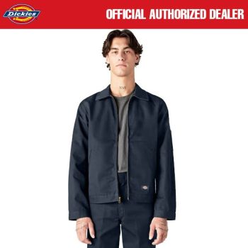 JAKET PRIA KLASIK KATUN CASUAL WORK EISENHOWER BIRU GELAP ORIGINAL DICKIES | EISENHWR DARK NAVY