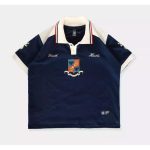 KAOS RUGBY SHIRT PRIA KATUN 16s LENGAN PENDEK NAVY MEMPHIS ORIGINS | BORDEAUX