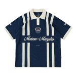 KAOS RUGBY LAVISH SHIRT PRIA KATUN 16s CASUAL LENGAN PENDEK NAVY ORIGINAL MEMPHIS ORIGINS | MONARCH